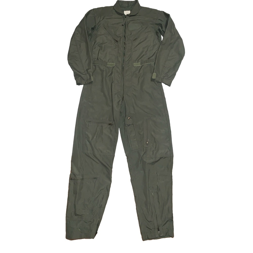 Aviators CWU-27/P Pilot Flyers FLIGHT Suit Size 42 Long Green Summer Coveralls